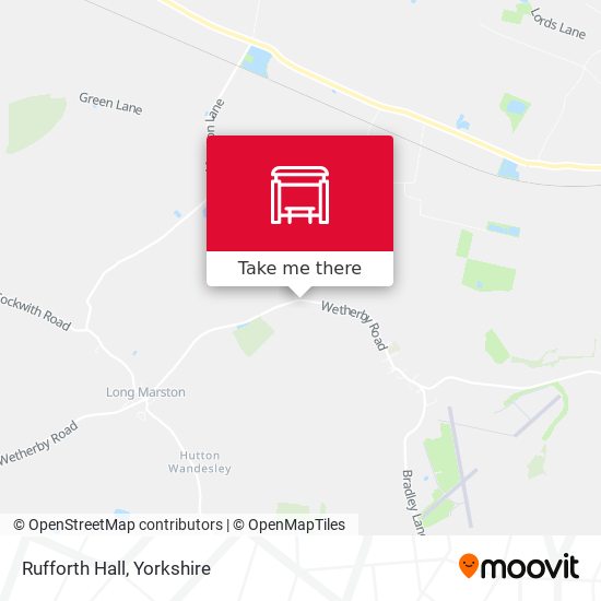 Rufforth Hall map