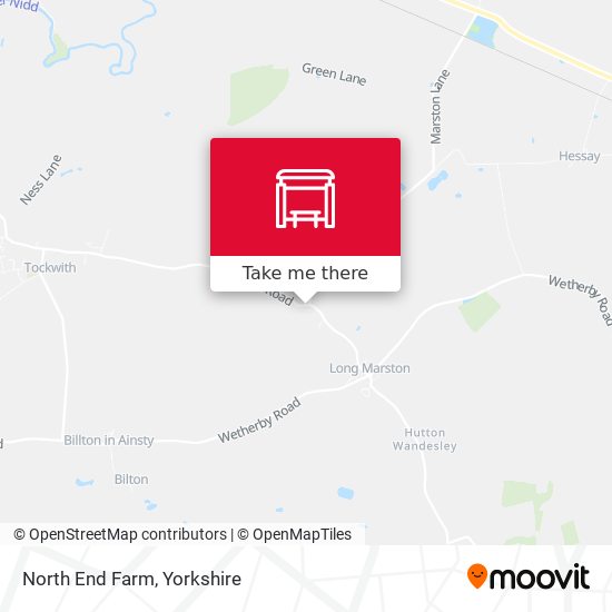 North End Farm map