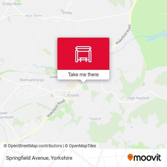 Springfield Avenue map