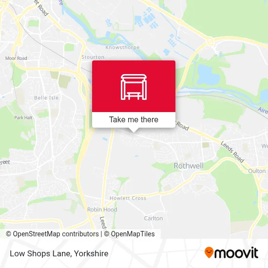 Low Shops Lane map