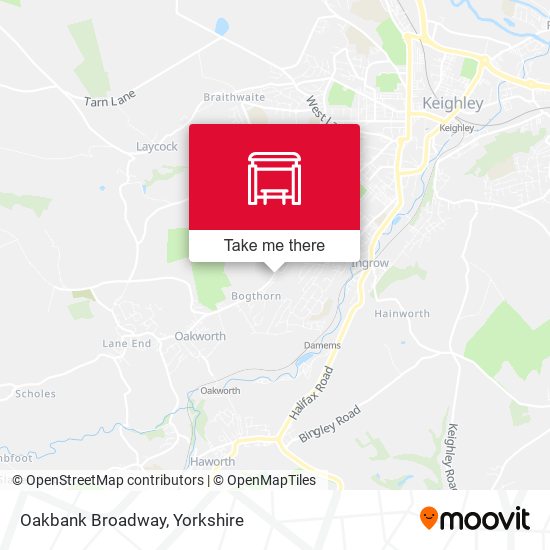 Oakbank Broadway map