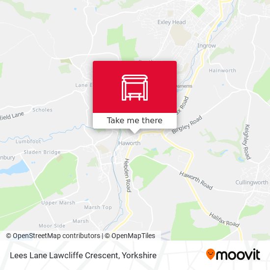 Lees Lane Lawcliffe Crescent map