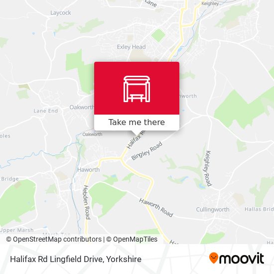 Halifax Rd Lingfield Drive map