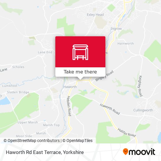 Haworth Rd East Terrace map