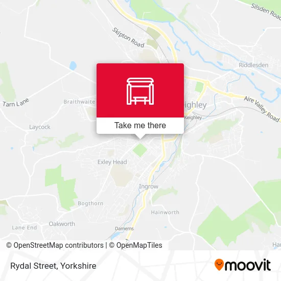 Rydal Street map