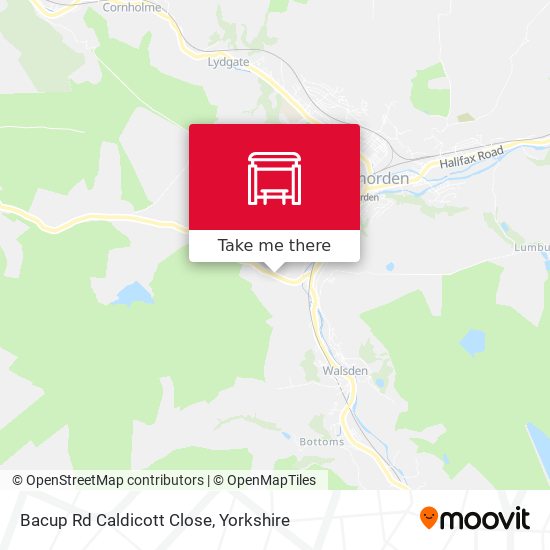 Bacup Rd Caldicott Close map