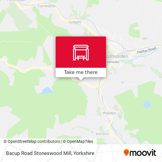 Bacup Road Stoneswood Mill map