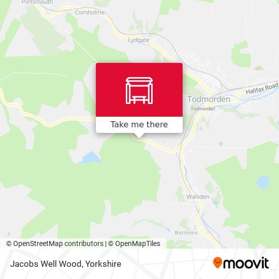 Jacobs Well Wood map