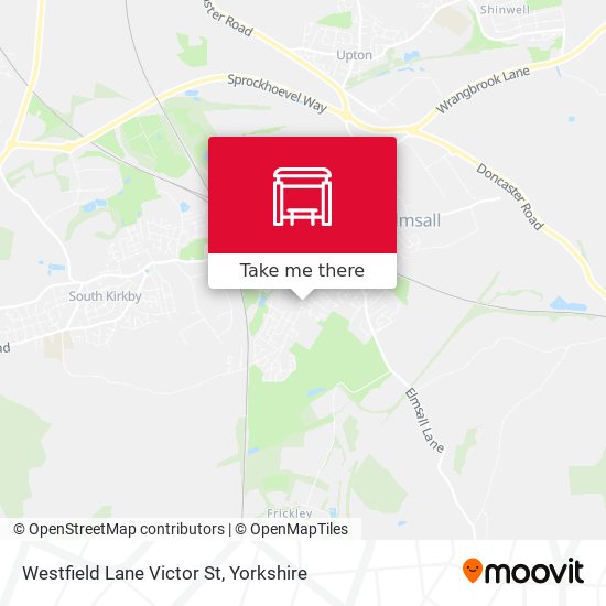 Westfield Lane Victor St map