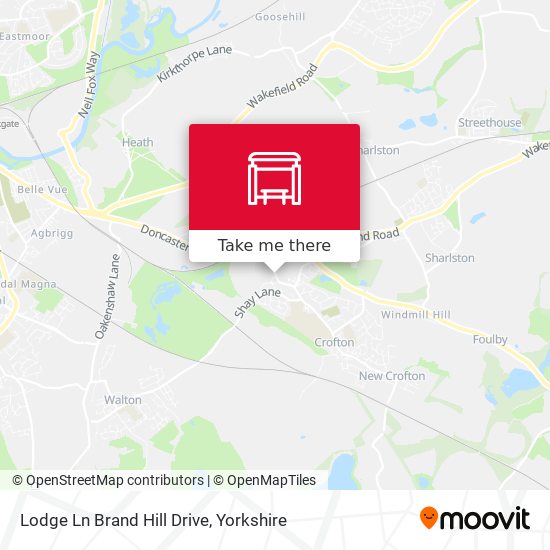 Lodge Ln Brand Hill Drive map
