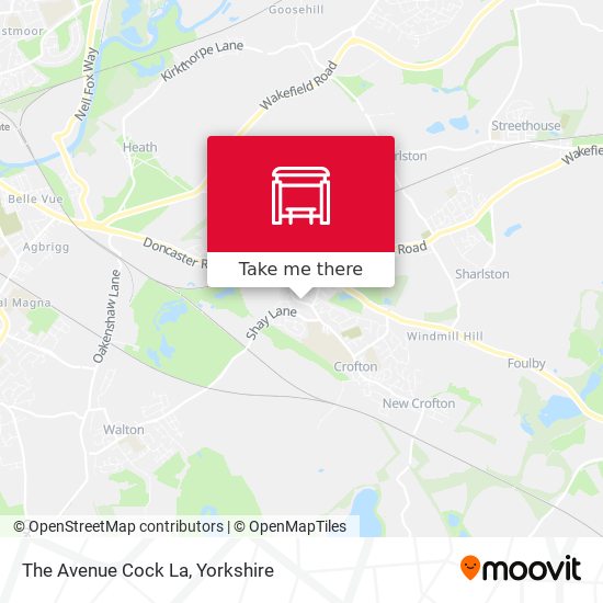 The Avenue Cock La map