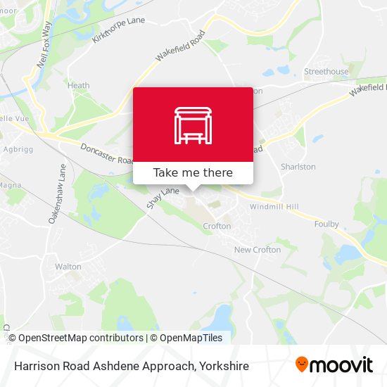 Harrison Road Ashdene Approach map