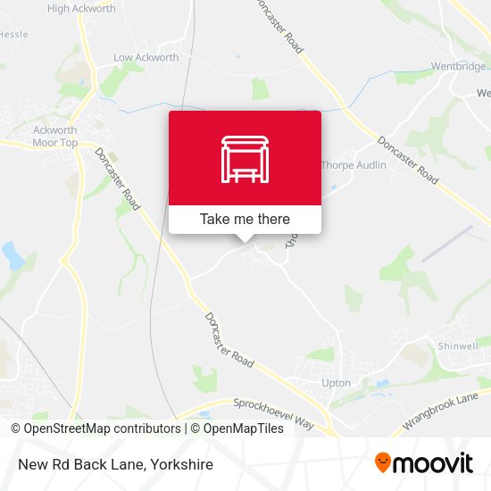 New Rd Back Lane map