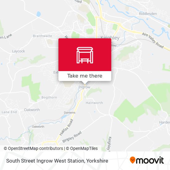 South Street Ingrow West Station map