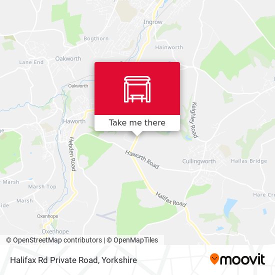 Halifax Rd Private Road map