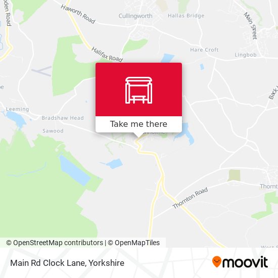 Main Rd Clock Lane map