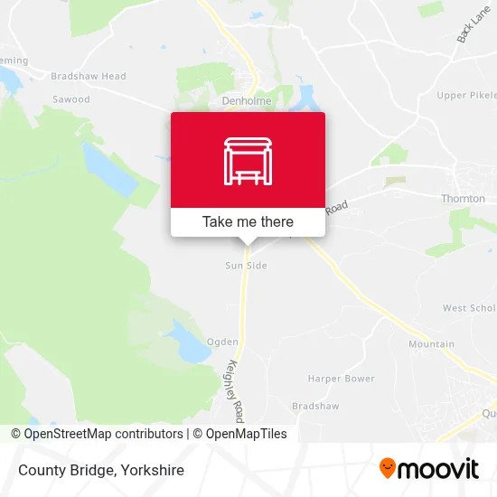 County Bridge map