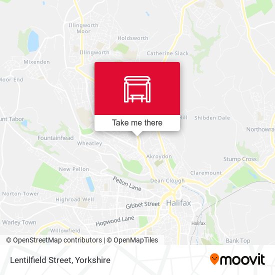 Lentilfield Street map