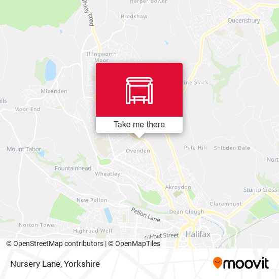 Nursery Lane map