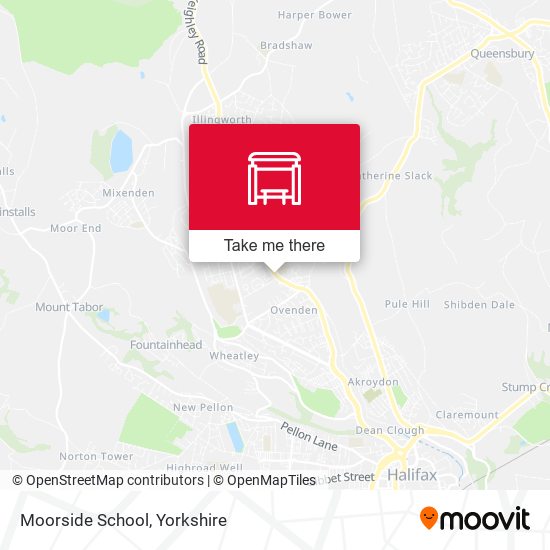 Moorside School map