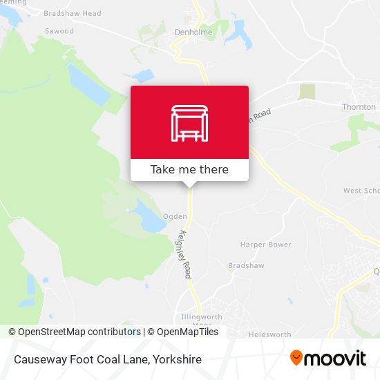 Causeway Foot Coal Lane map