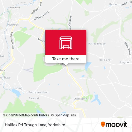 Halifax Rd Trough Lane map