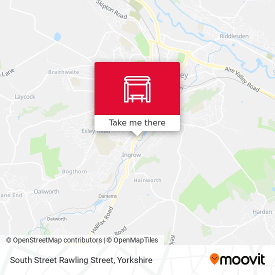 South Street Rawling Street map