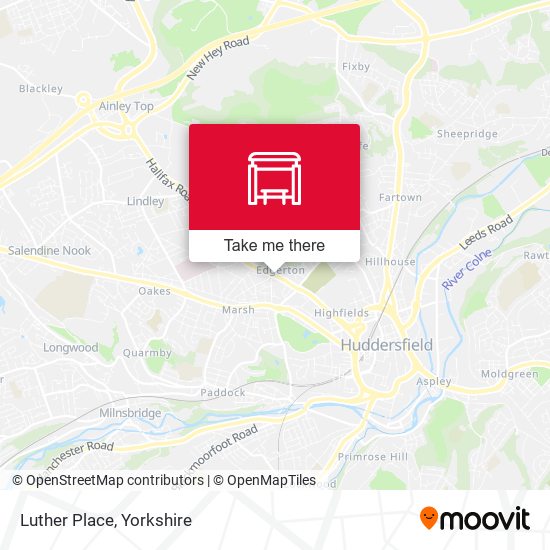 Luther Place map