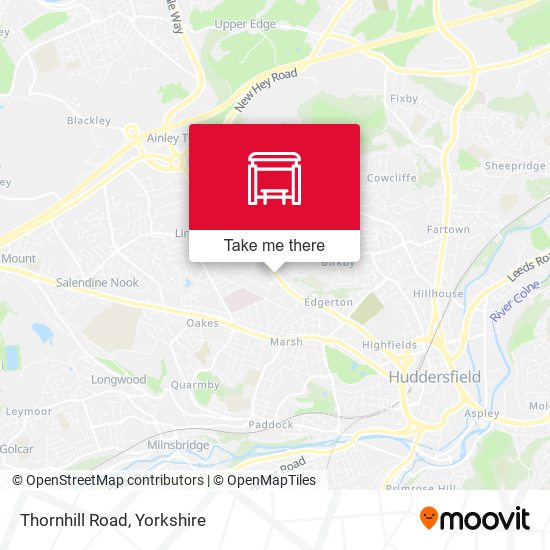 Thornhill Road map
