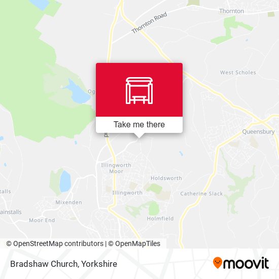 Bradshaw Church map