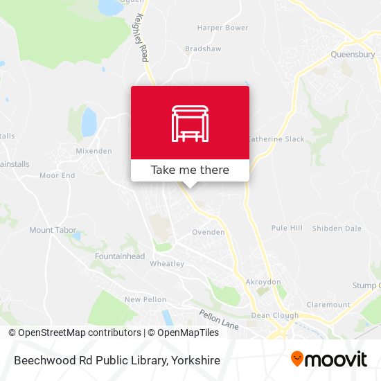 Beechwood Rd Public Library map