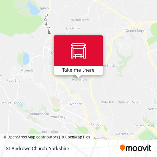 St Andrews Church map
