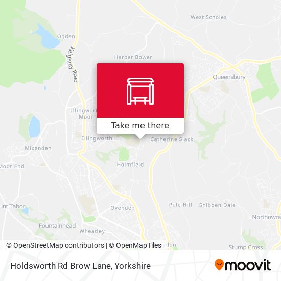 Holdsworth Rd Brow Lane map