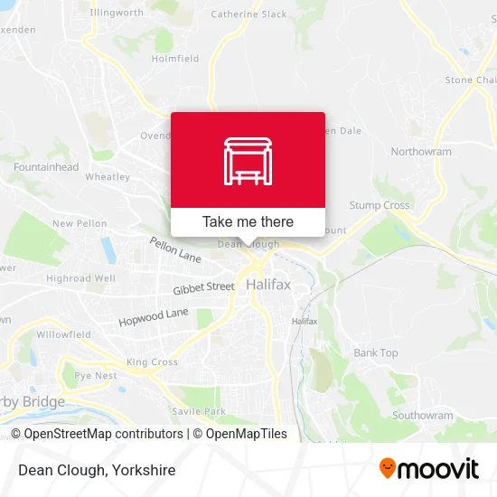 Dean Clough map