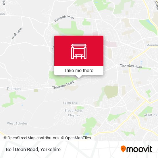Bell Dean Road map