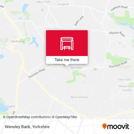 Wensley Bank map