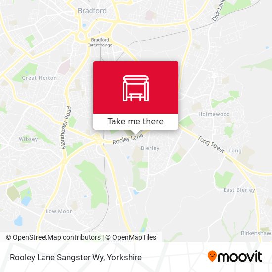 Rooley Lane Sangster Wy map