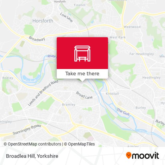 Broadlea Hill map