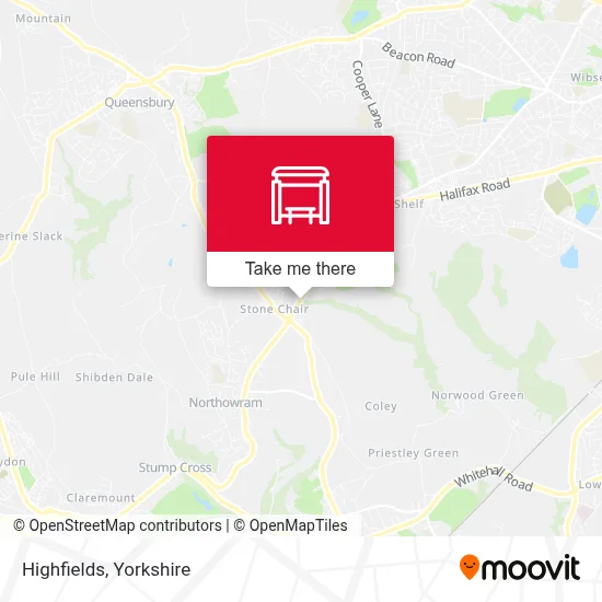 Highfields map