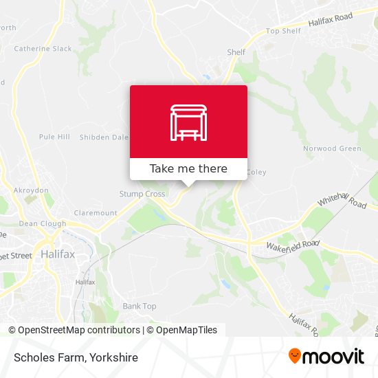 Scholes Farm map