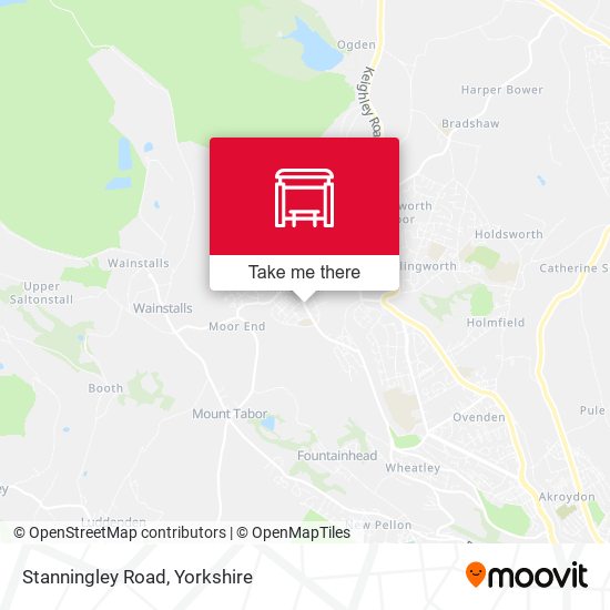 Stanningley Road map