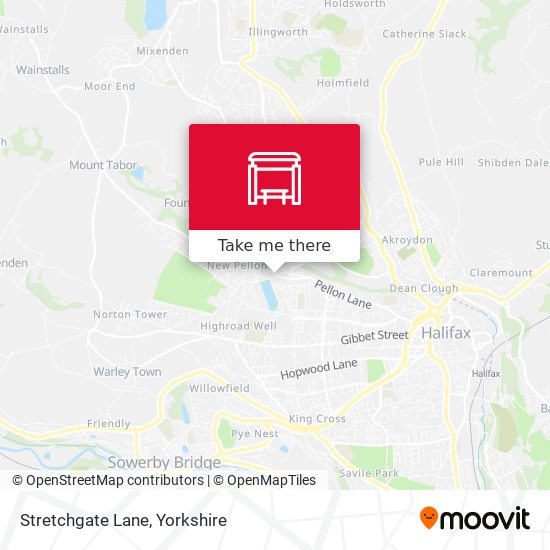 Stretchgate Lane map