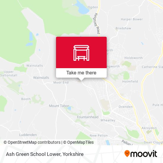 Ash Green School Lower map