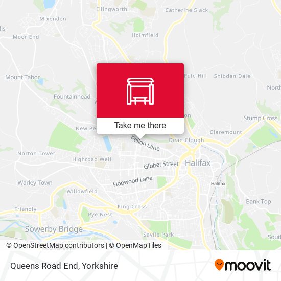 Queens Road End map
