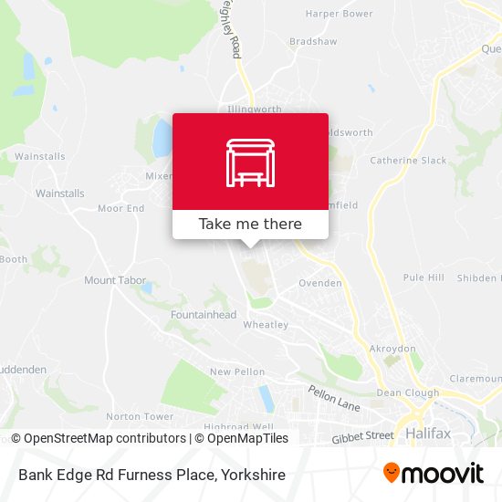 Bank Edge Rd Furness Place map