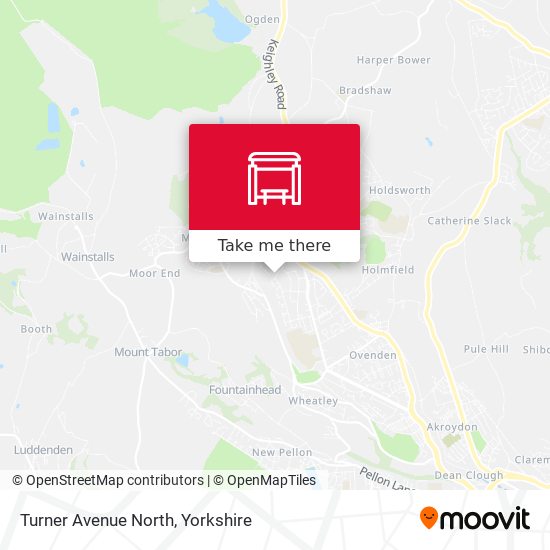 Turner Avenue North map