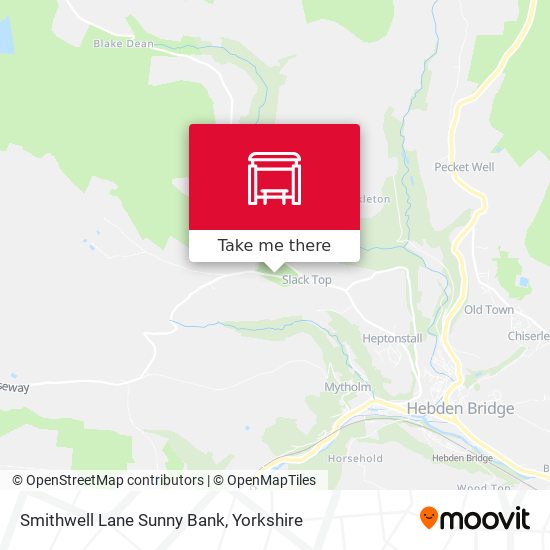 Smithwell Lane Sunny Bank map