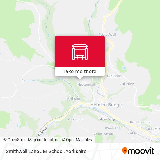 Smithwell Lane J&I School map