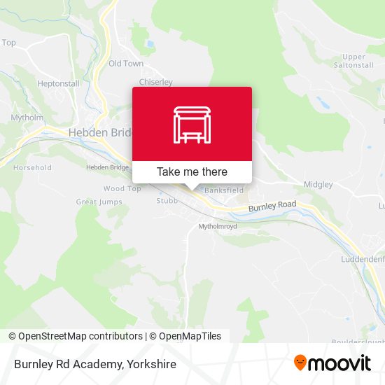 Burnley Rd Academy map