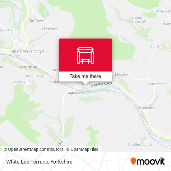 White Lee Terrace map